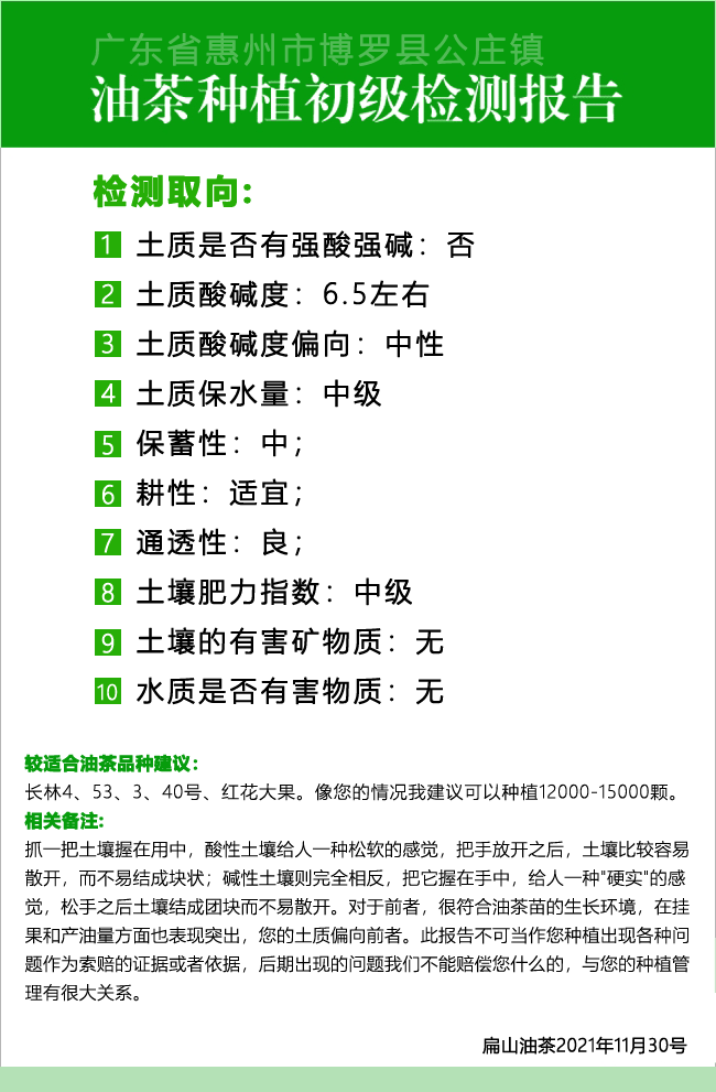 土質(zhì)檢測報告